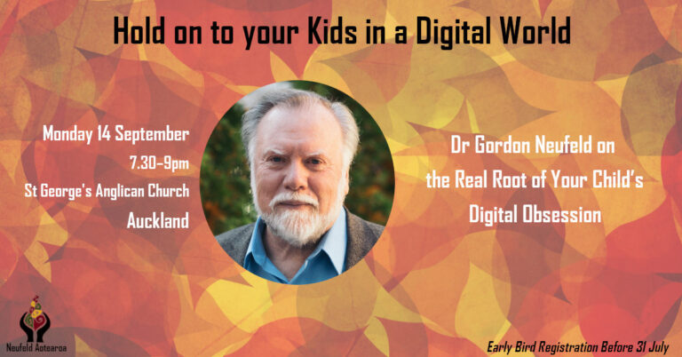 Hold on to your Kids in a Digital World: Dr Gordon Neufeld on the Real Root of Your Child’s Digital Obsession